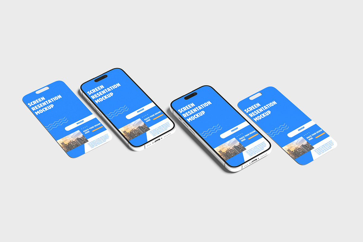 Iphone Screen Mockup, an iPhone Mockup by Afif_studio (Photo 5 of 5)