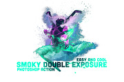 Smoky Double Exposure Kit, an Action Add-On by Ruslan Zelensky (Thumbnail 6 of 6)