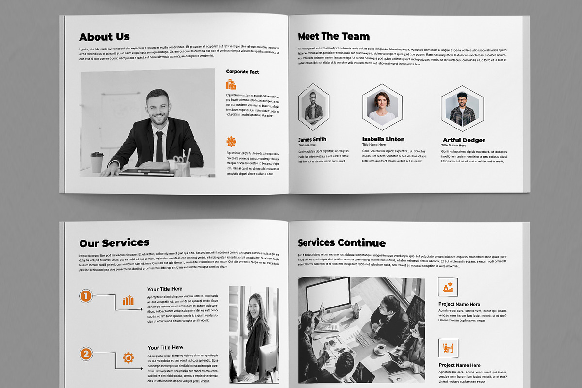 Brand Proposal Design Template, a Brochure Template by ContestDesign (Photo 4 of 5)
