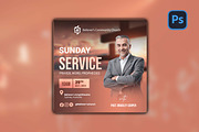 Sunday Service Flyer, a Social Media Template by Believe Creatives (Thumbnail 1 of 2)