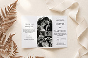 Modern Photo Wedding Program, an Invitation Template by Arslan (Thumbnail 2 of 4)