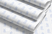Light Blue Wildflower Wallpapers, a Wallpaper Graphic by Bloomart Studio (Thumbnail 4 of 6)