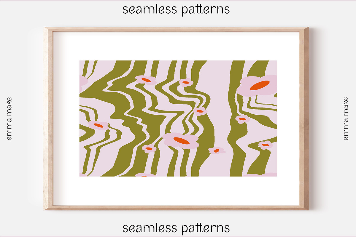 Psychedelic Y2K Seamelss Patterns
