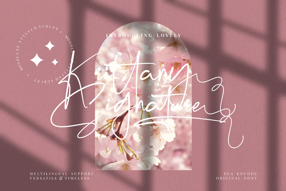 Krittany Signature Business Font, a Script Font by KennedyStudio (Photo 1 of 11)