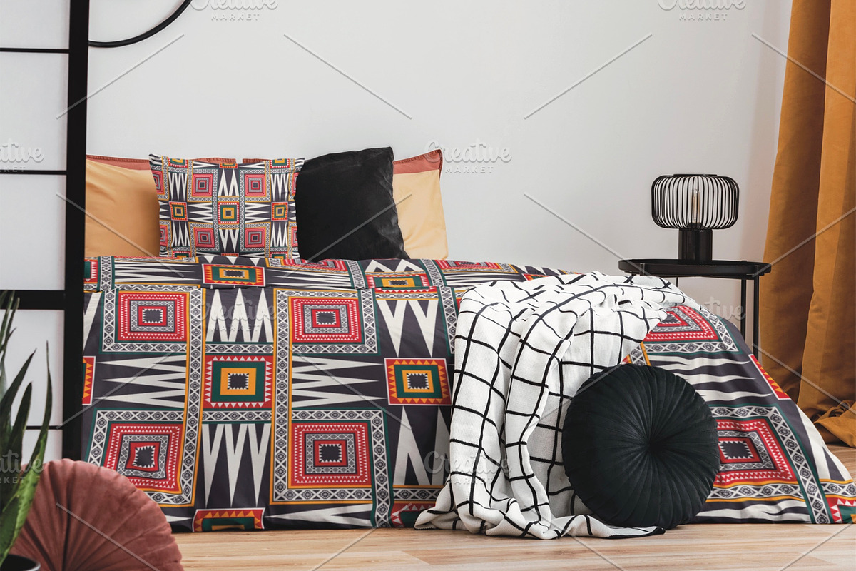 Colorful African Geometric Pattern, a Pattern Graphic by PPEthnicDecorPattern (Photo 2 of 9)