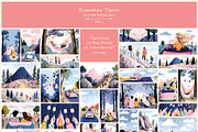 Summer- 206 AI illustrations, an Illustration by Pundateam (Thumbnail 6 of 7)