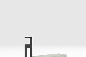 3D Model Bench Park 49