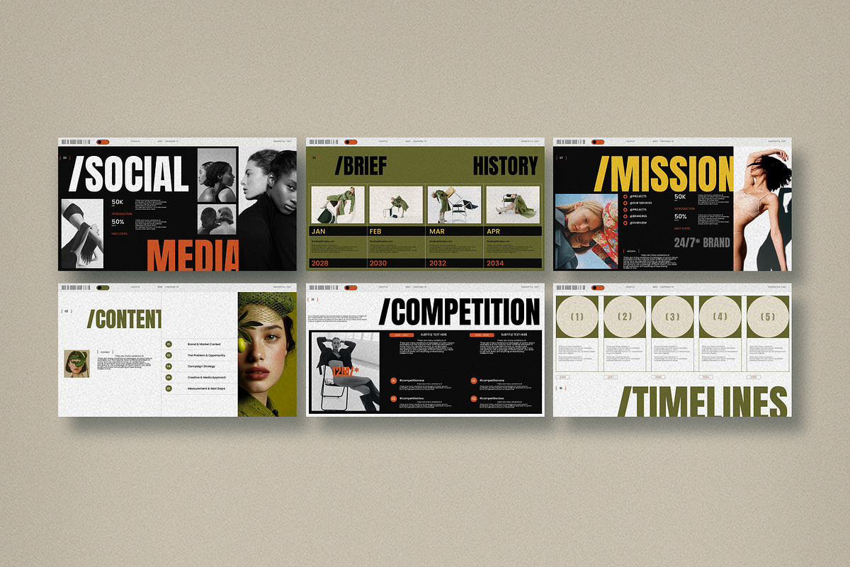 HAZE | Brief Campaign GSL Figma, a Presentation Template by Studio Temply (Photo 7 of 12)