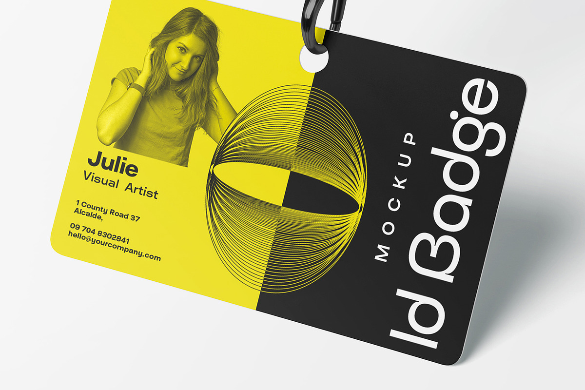 Id Badge Mockup, a Product Mockup by MockupCraft (Photo 4 of 4)