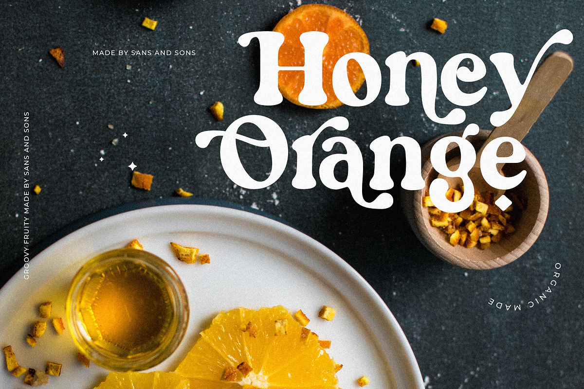 Groovy Fruity Font Free Downloadv - UIFreebies