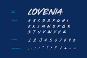 Lovenia Brush Font, a Handwritten Font by UICreative (Thumbnail 4 of 5)