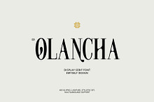 ED Olancha - Display Serif