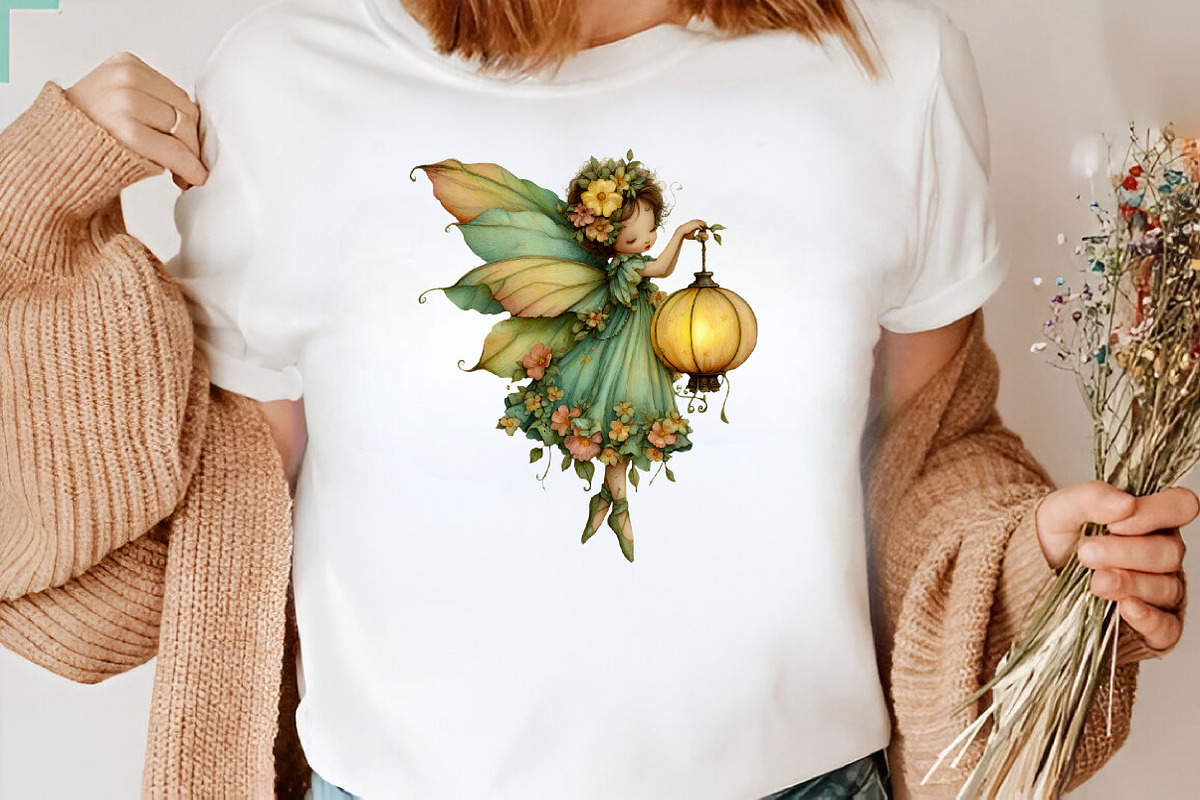 Whimsical Spring Fairy Clipart, an Illustration by CreationArt (Photo 4 of 7)