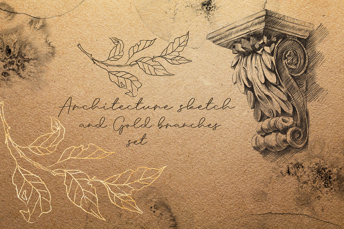 Architecture and Sculpture sketches, a Texture Illustration by Alamella (Photo 4 of 11)