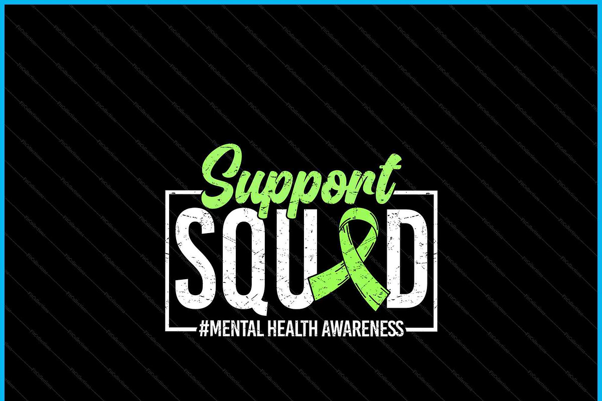 Support Squad MentalHealth Awareness, a Graphic by Creativeusart (Photo 2 of 4)