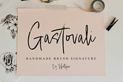 Gastovali - Signature Brush, a Handwritten Font by tebaltipislab (Thumbnail 1 of 11)