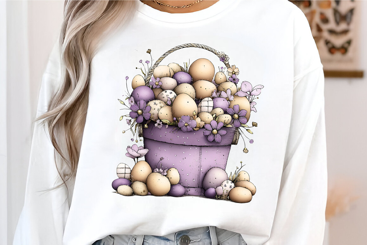 Watercolor Purple Easter Clipart Bun, an Illustration by GatewayDesign (Photo 3 of 5)