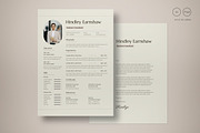 Simple Modern Resume, a Resume Template by graphicook (Thumbnail 1 of 3)
