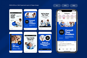 Dental - Instagram Post, a Brochure Template by Izdihaar_Studio