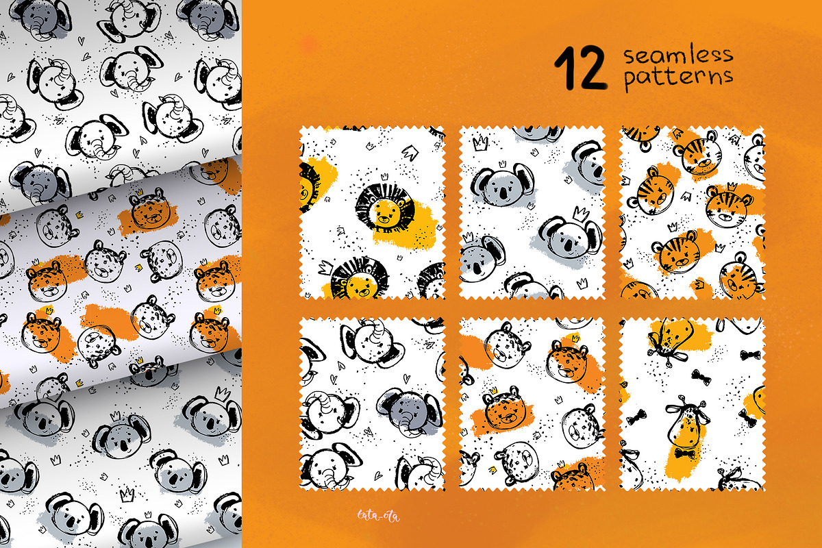 Baby animals, an Animal Illustration by tata_ota (Photo 7 of 18)