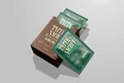 Paper Sachet with Box Mockup, a Packaging Mockup by megostudi0 (Thumbnail 5 of 5)