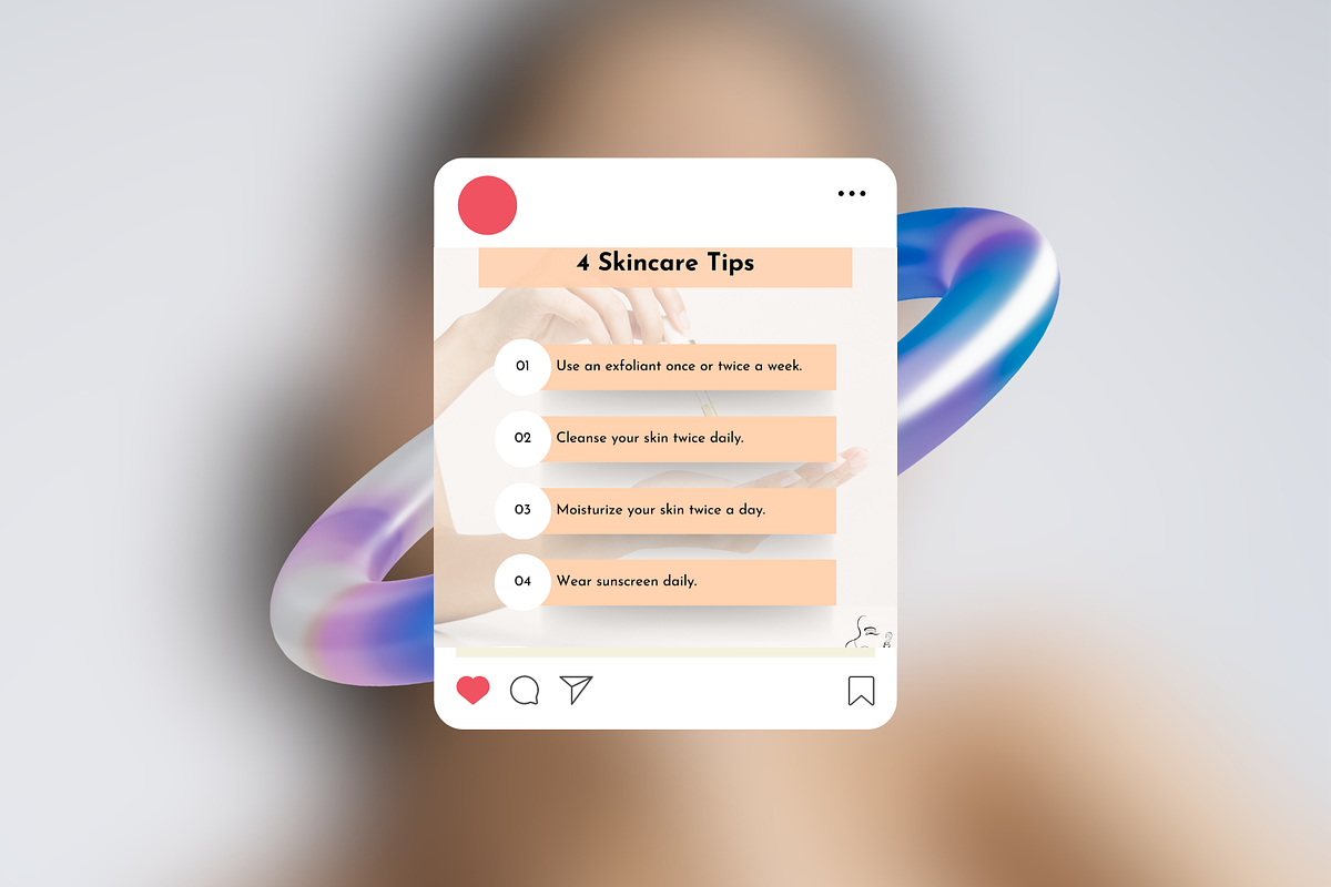 50 Skincare Instagram Templates, a Social Media Template by Adored Templates (Photo 6 of 10)