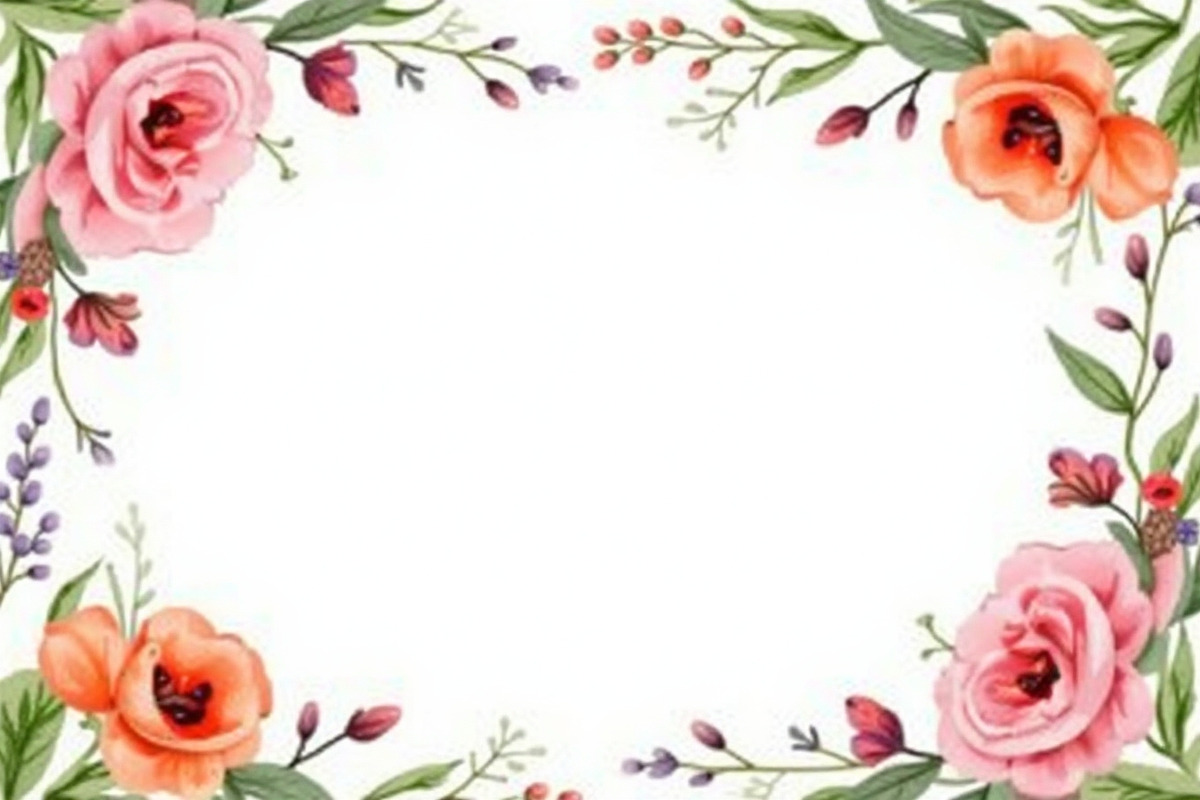Vibrant Floral Frame Bundle, an Illustration by Amazin_art (Photo 9 of 11)