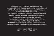 Cenil Cute Font, a Handwritten Font by Fontcamp Type Foundry (Thumbnail 18 of 23)