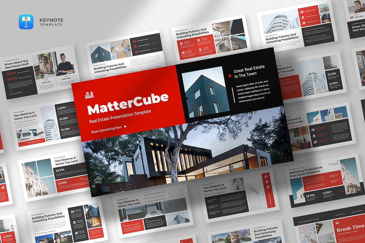 Real Estate Keynote Template, a Presentation Template by fluffstudio (Photo 1 of 4)