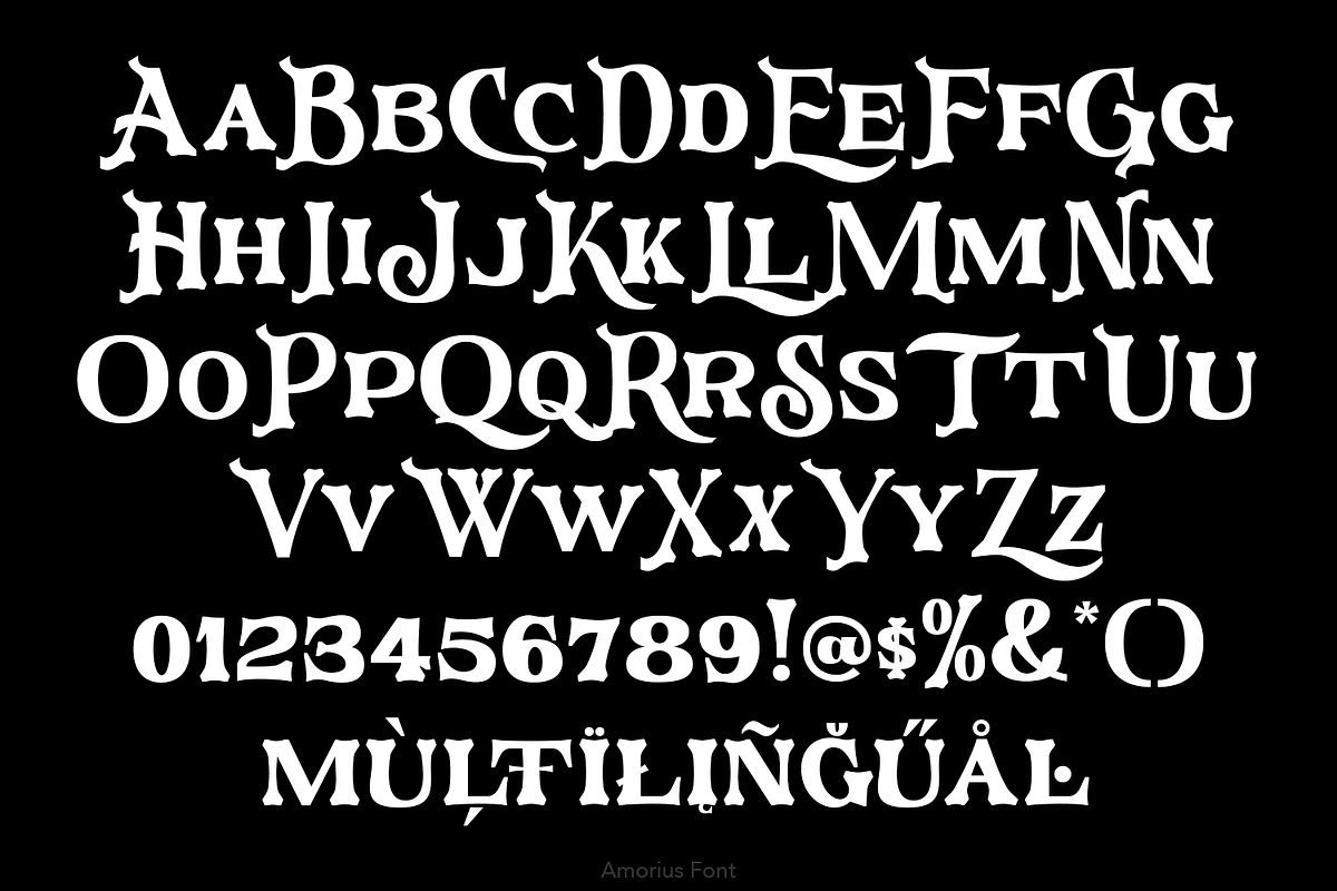 Amorius Vintage Font, a Serif Font by madeDeduk (Photo 3 of 8)