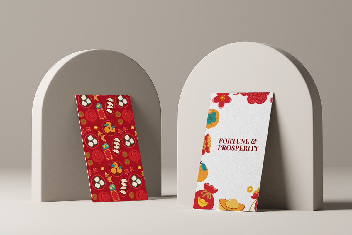 Fortune &Prosperity Chinese New Year, a Seasonal Illustration by CreativeValuation (Photo 6 of 12)