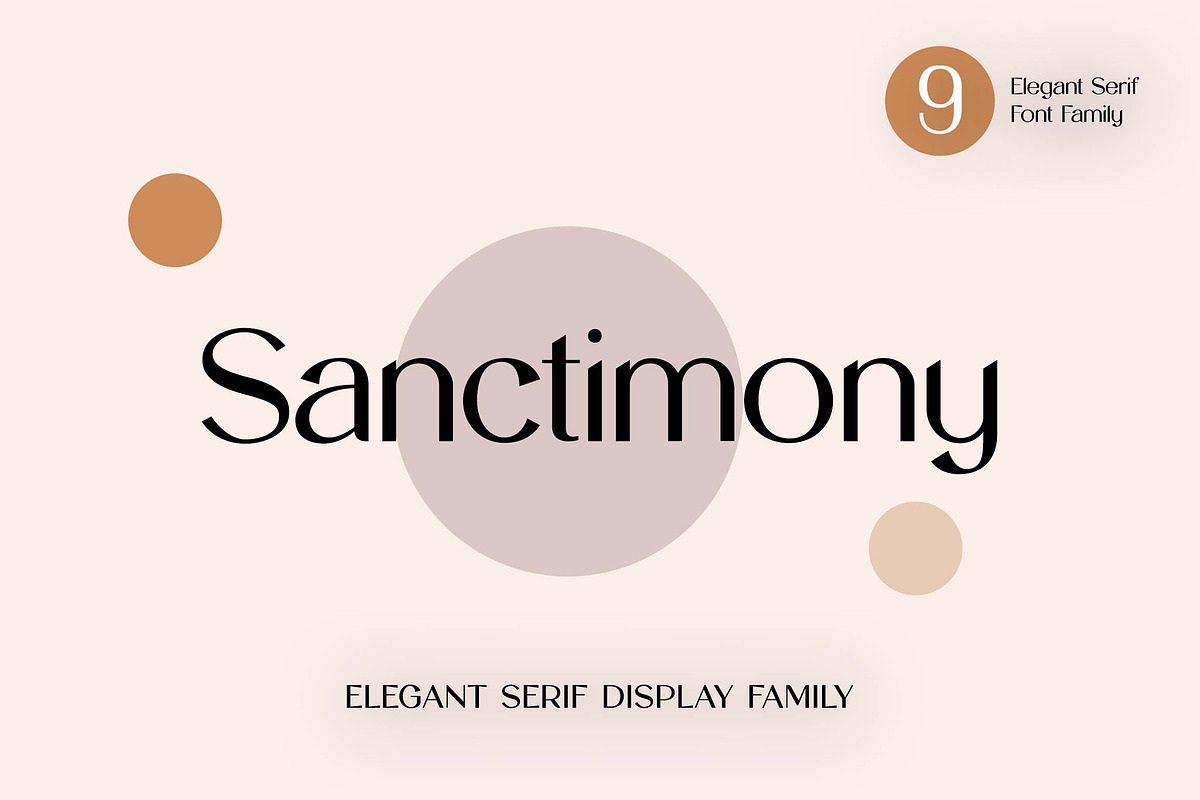 Sanctimony Elegant Serif Font, a Serif Font by UICreative (Photo 1 of 13)