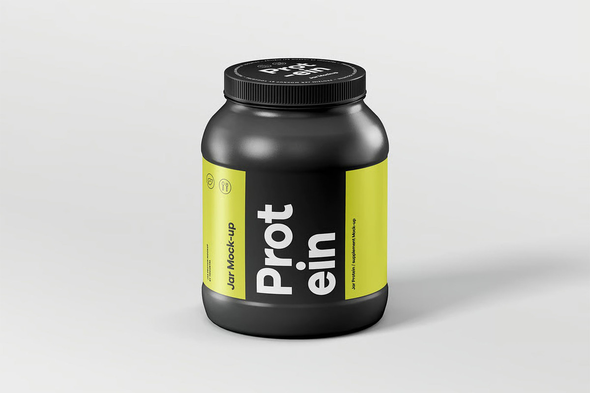 Protein Set Mock-up, a Packaging Mockup by zippypixelstudio (Photo 2 of 8)