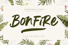 Bonfire - Modern Brush Font
