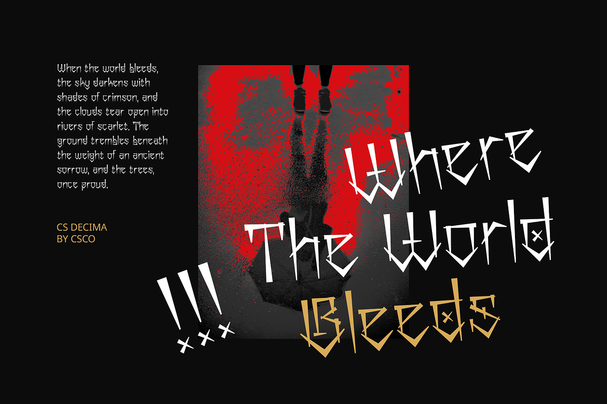 CS Decima – Graffiti Font, a Sans Serif Font by Craft Supply Co. (Photo 6 of 8)