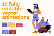 Business Characters Animations, a Work Illustration by Shakuro (Thumbnail 2 of 7)