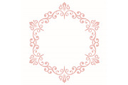 Floral Abstract Round Vector Frame, a Pattern Graphic by FineArtStudio (Thumbnail 1 of 3)