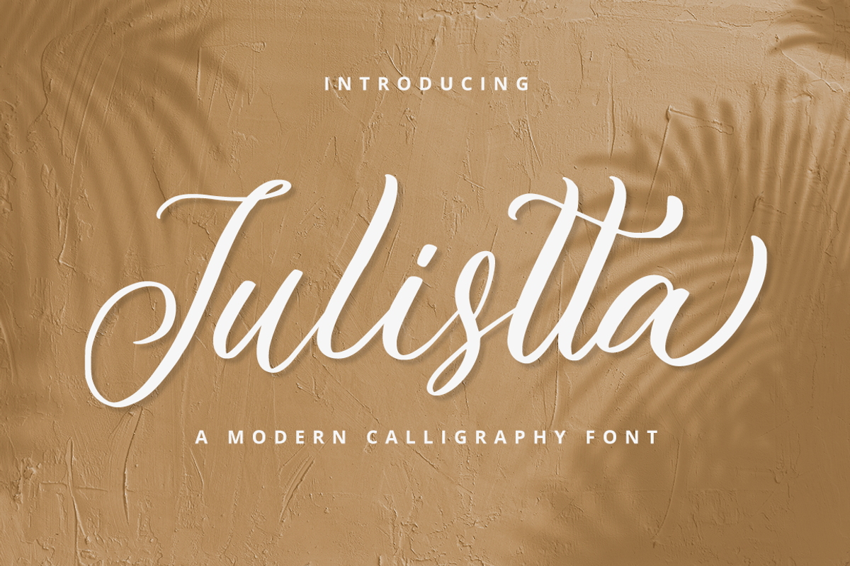 Julistta a Modern Calligraphy Font, a Script Font by Fatmawati (Photo 1 of 12)