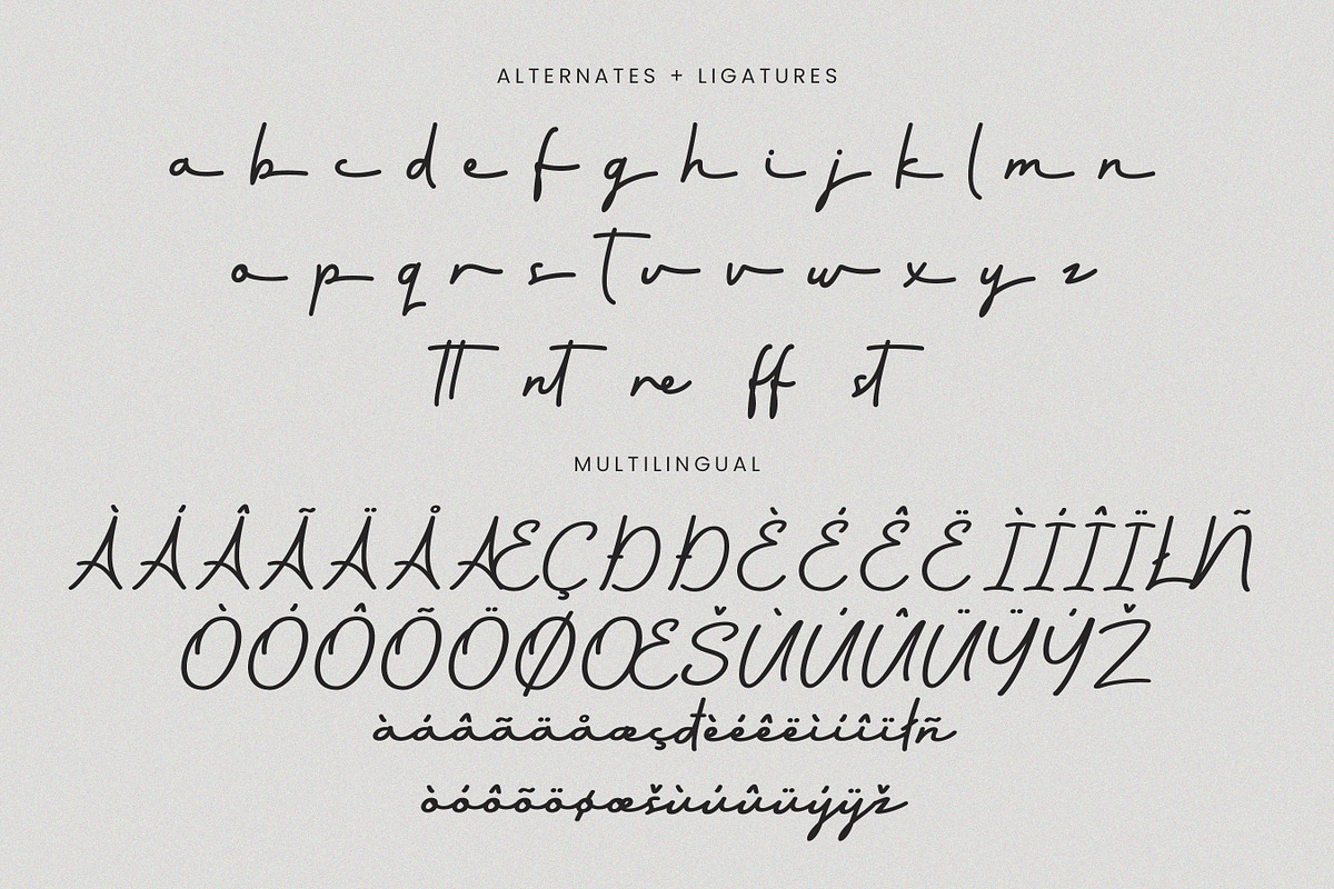 Antheia - Elegant Signature Font, a Script Font by Flawless And Co (Photo 10 of 10)