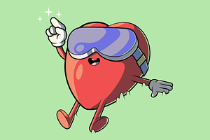 Virtual Heart!, a Technology Illustration by pedrors
