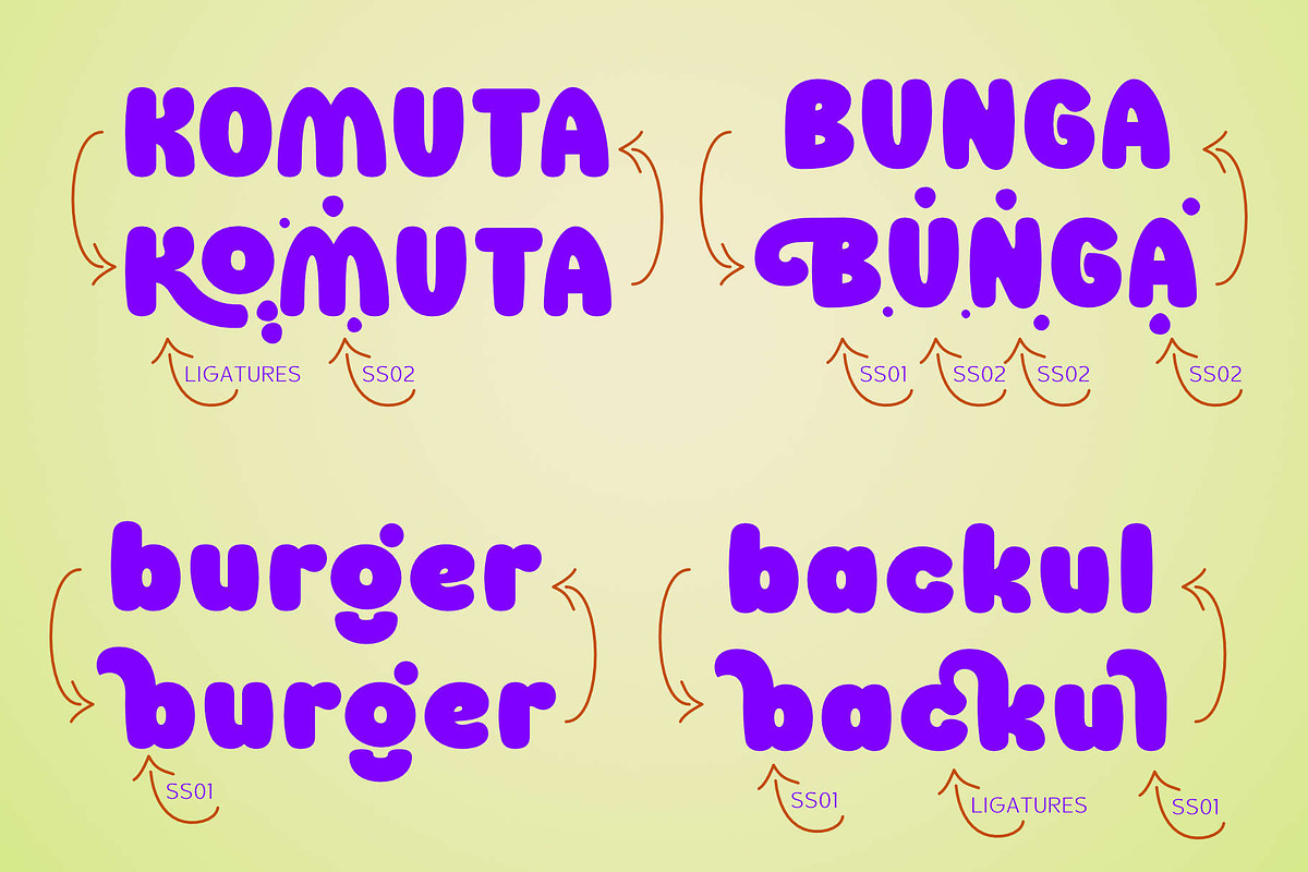 Dixorn – Bold and Bubbly Font, a Font by AuthenType (Photo 5 of 10)