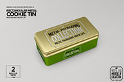 Metal Rectangular Cookie Tin Mockup, a Cups & Container Mockup by INCDesign (Thumbnail 6 of 8)