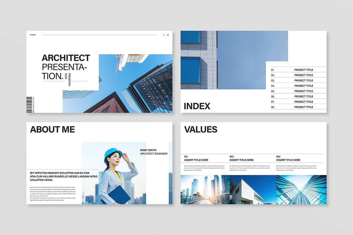 Architecture Portfolio Presentation, a Presentation Template by E-Type (Photo 2 of 5)