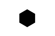 Hexagon Frame Silhouette Bundle, a Graphic by Artivon (Thumbnail 5 of 10)