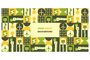 Green energy background, a Decorative Illustration by Creative Backgrounds