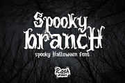SpookyBranc, a Font by Rashdrawn (Thumbnail 1 of 4)