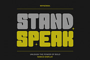 Ranco - Bold Display Font, a Sans Serif Font by Salamahtype (Thumbnail 2 of 8)
