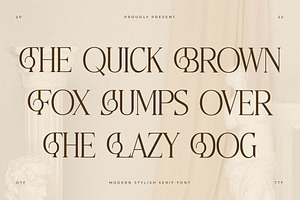 Merogza Modern Stylish Serif Font