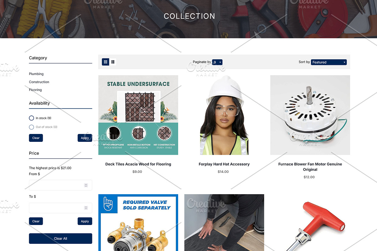 Plumbing, Construction & Flooring, a Shopify Template by HasnainDEV (Photo 4 of 6)