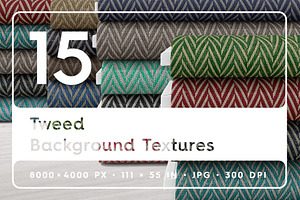 15 Tweed Background Textures